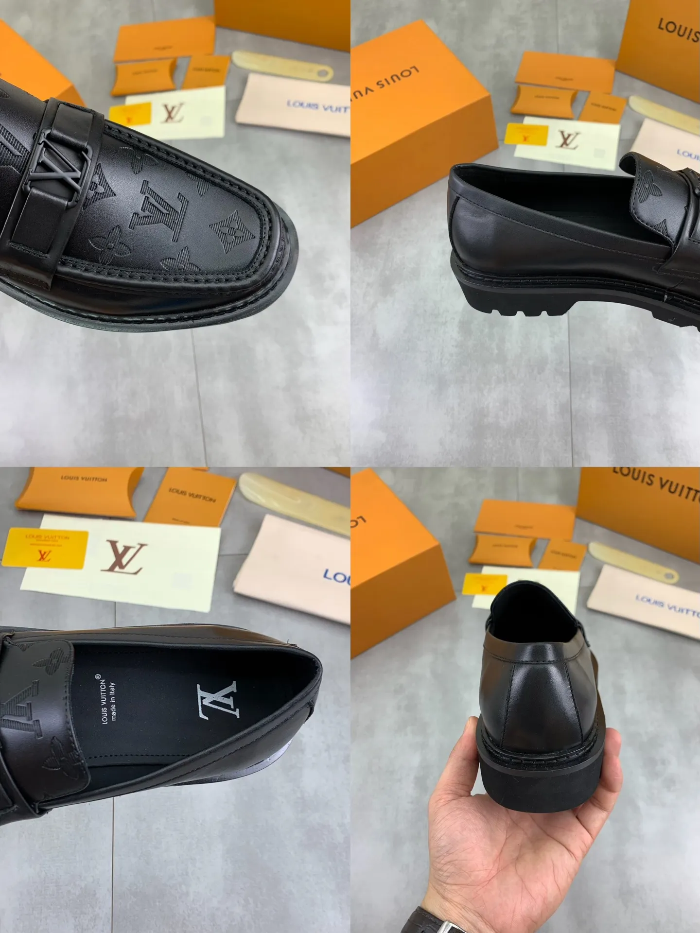 Factory price P820 💎💎💎LOUIS VUITTON [Louis Vuitton] - LV men's business casual leather shoes, luxurious and noble 👞All imported original cowhide, just to create a more comfortable wearing experience, upper: original high-end calfskin ➕Imported soft cowhide lining, original lightweight foam outsole ✔️ Color: 6️⃣colors available Size: 39-44 (38.45 46 can be customized (non-returnable)
